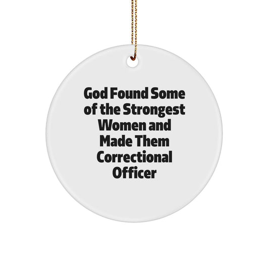 Funny Correctional Officer Gifts from Men, Women, Friends to Correctional Officer Women with Inspirational Quote, Christmas Unique Gifts - Image 1