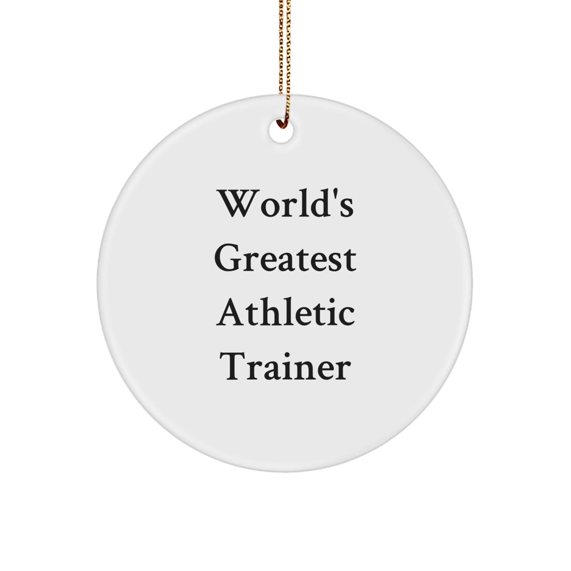 Funny World's Greatest Athletic Trainer Gifts from Men to Friends for Christmas Unique - Image 1