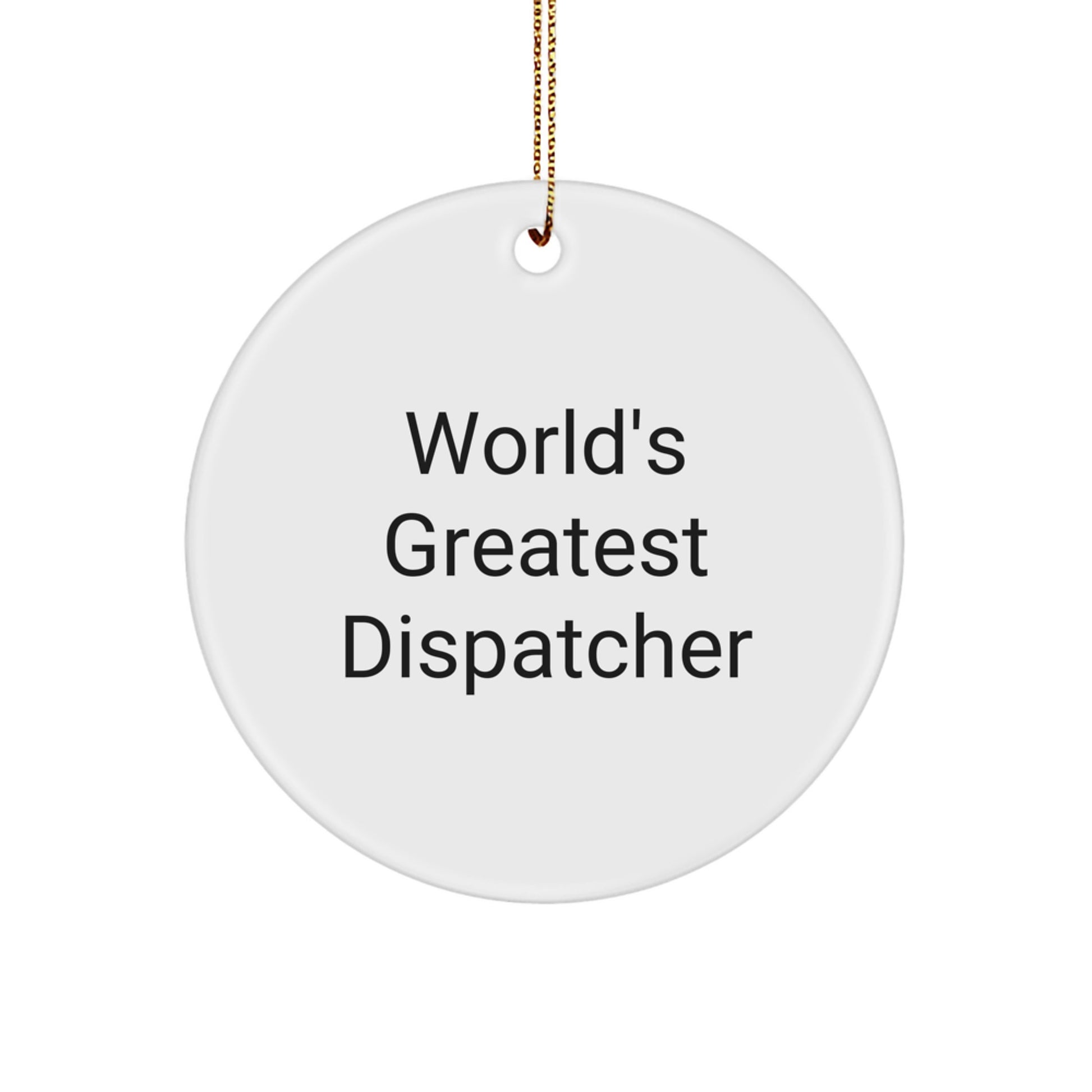 Christmas Gift for Her Dispatcher Ornament Present - Image 1