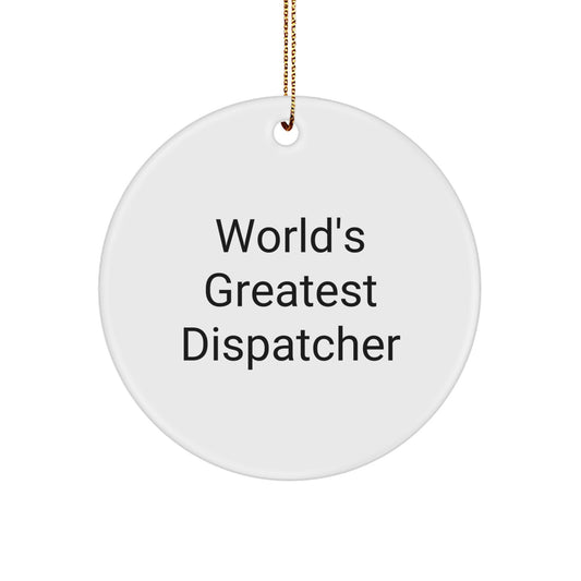 Christmas Gift for Her Dispatcher Ornament Present - Image 1