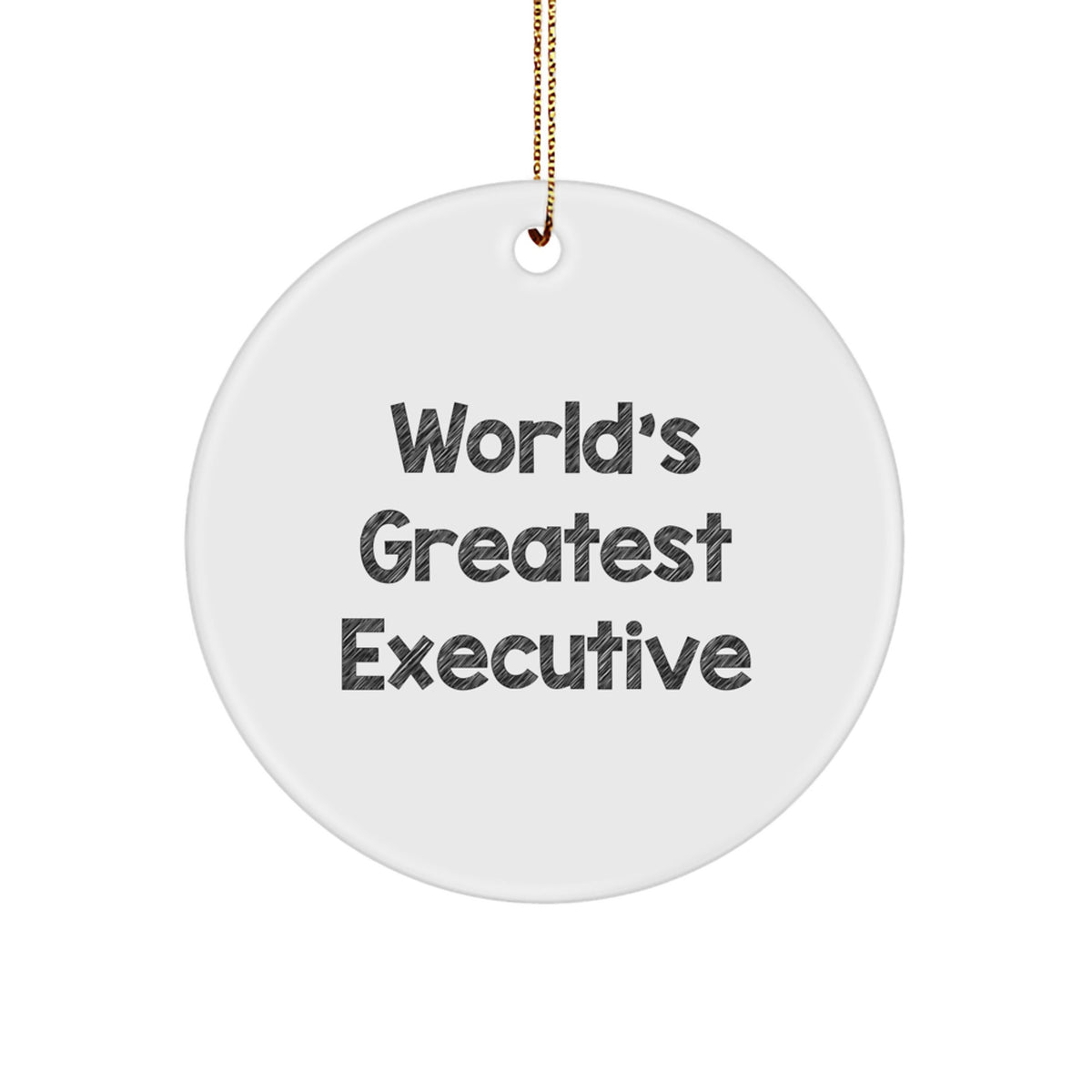 Executive Christmas Ornament Gift Recognize Your Favorite for Kids - Image 1