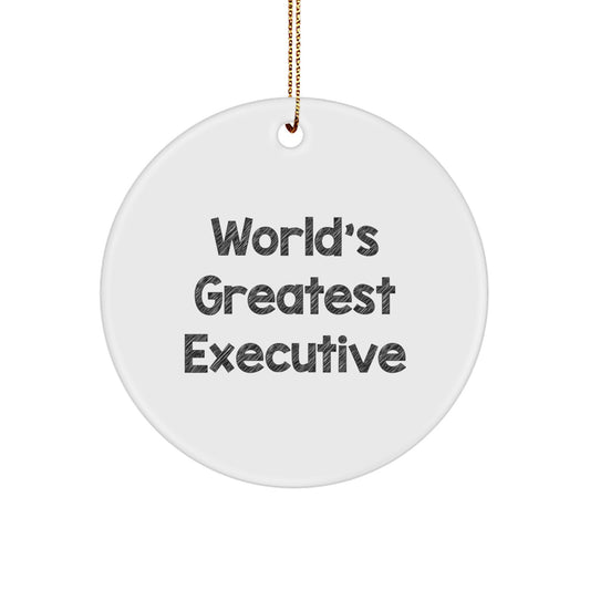 Executive Christmas Ornament Gift Recognize Your Favorite for Kids - Image 1