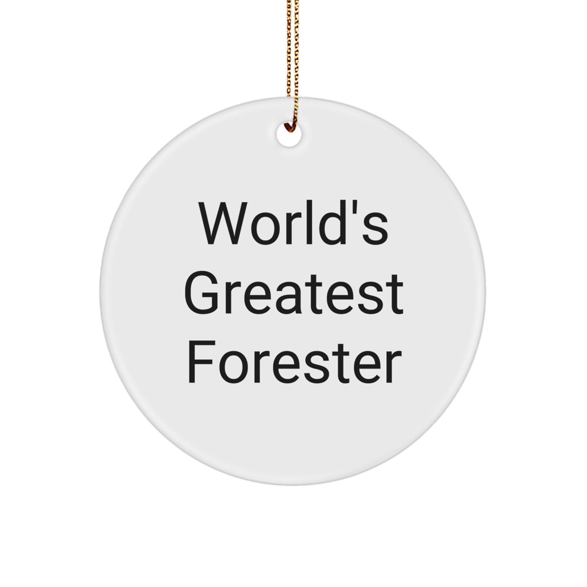 Forester Circle Ornament for Coworkers Idea – Christmas Gift - Image 1