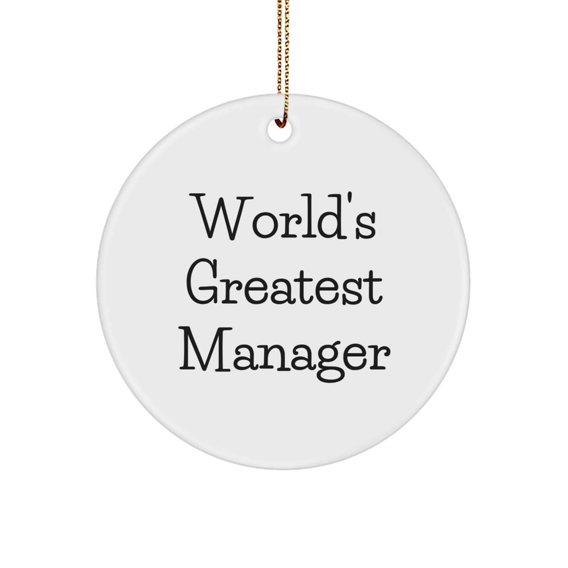 Manager Favorite Christmas Ornament for Kids Gift - Image 1