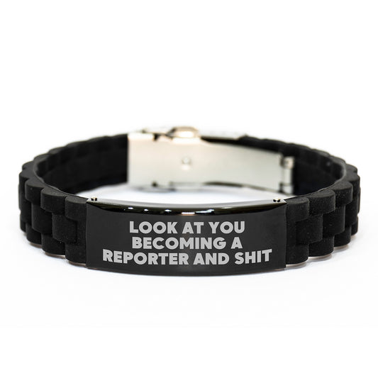 Bold Reporter Keepsake Glidelock Bracelet for Friends Birthday Gift - Image 1