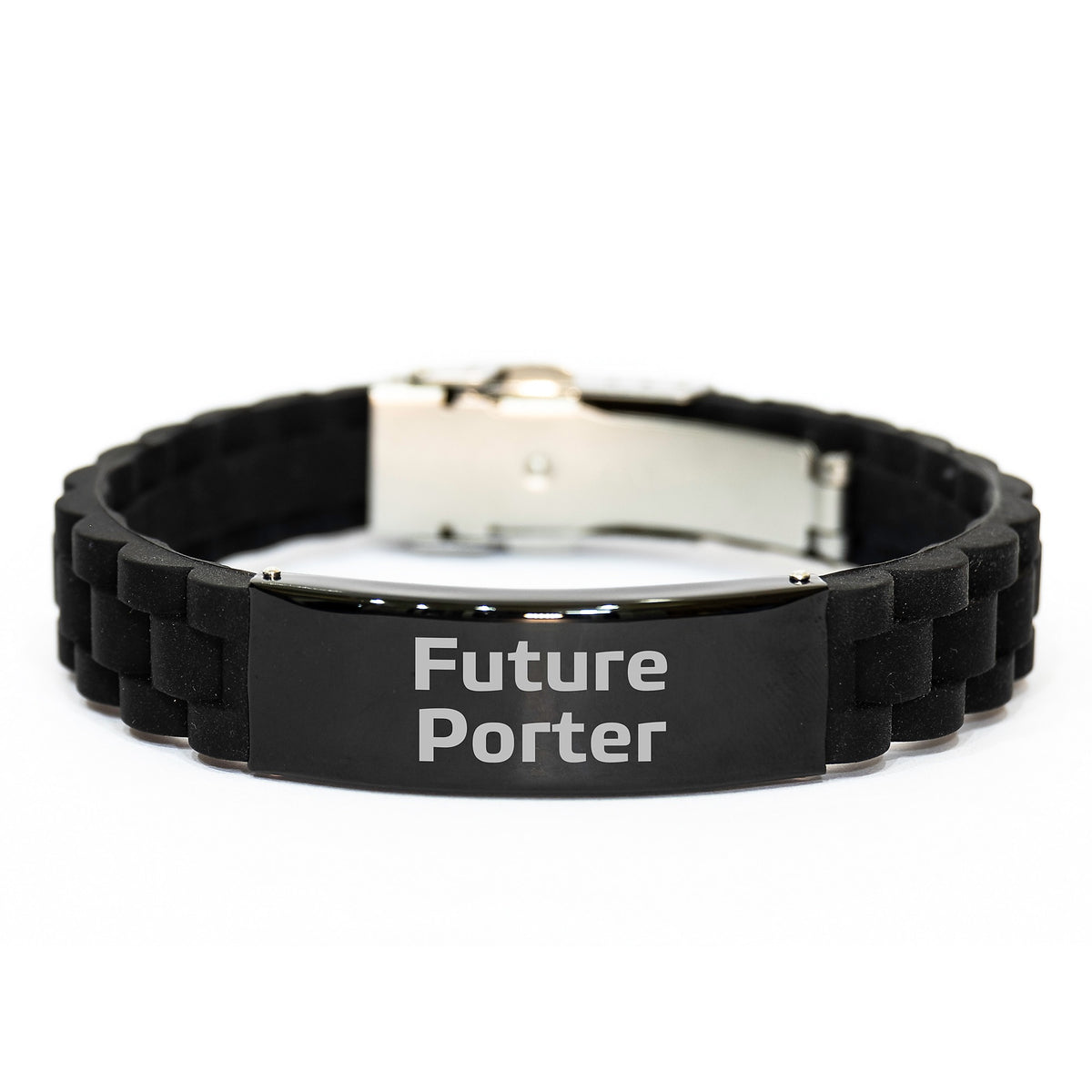 Funny Future Porter Glide lock Clasp Bracelet Gifts from Friends for Birthday - Image 1