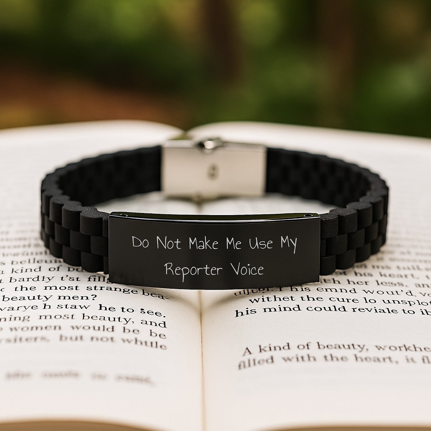 Sassy Reporter Glidelock Clasp Bracelet for Friends Birthday Gift - Image 2