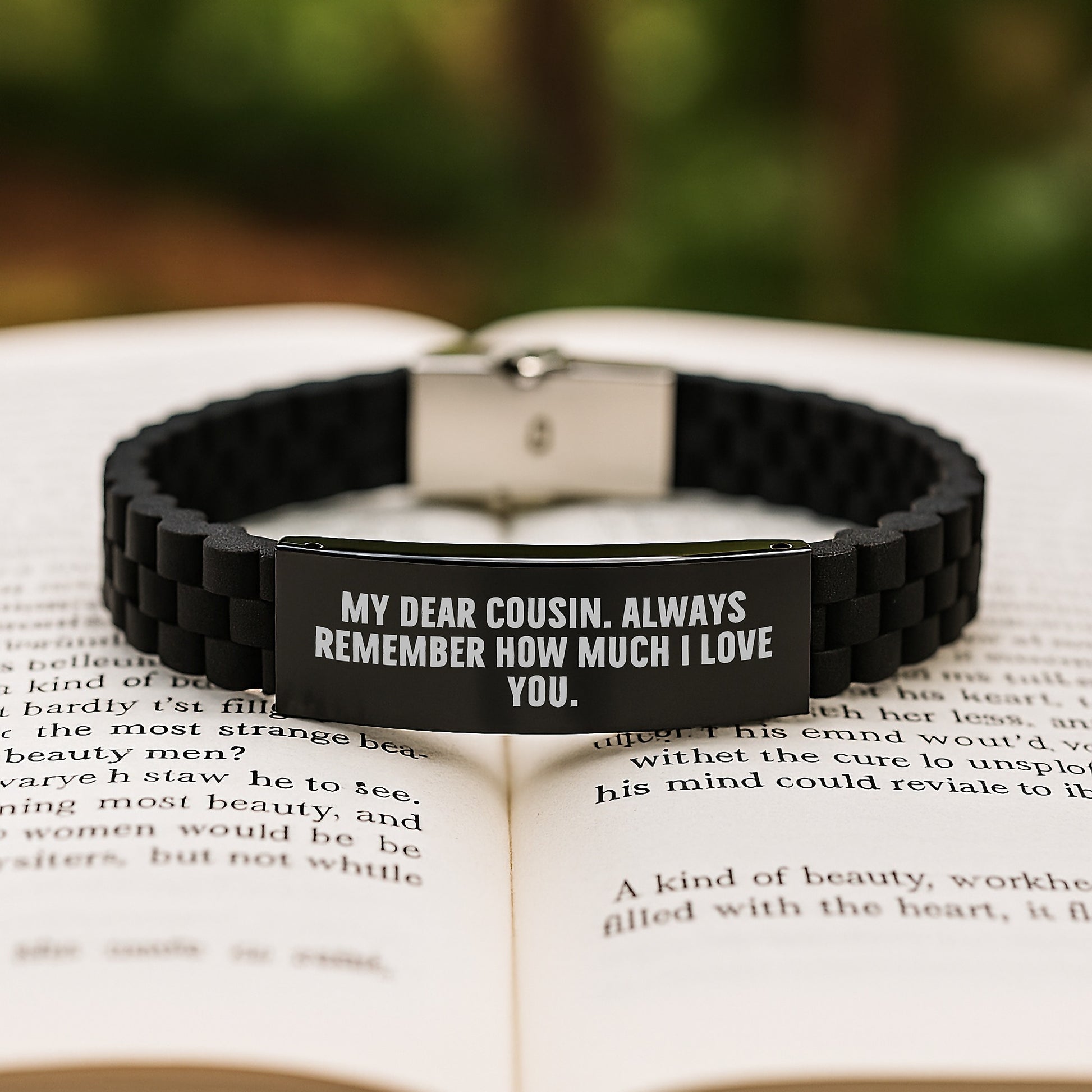 Favorite Cousin Glidelock Bracelet for Kids Birthday Gift - Image 2