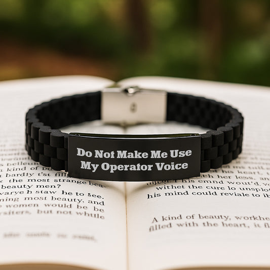 Funny Operator Gifts from Friends for Graduation Unique Operator Glide lock Clasp Bracelet - Image 2