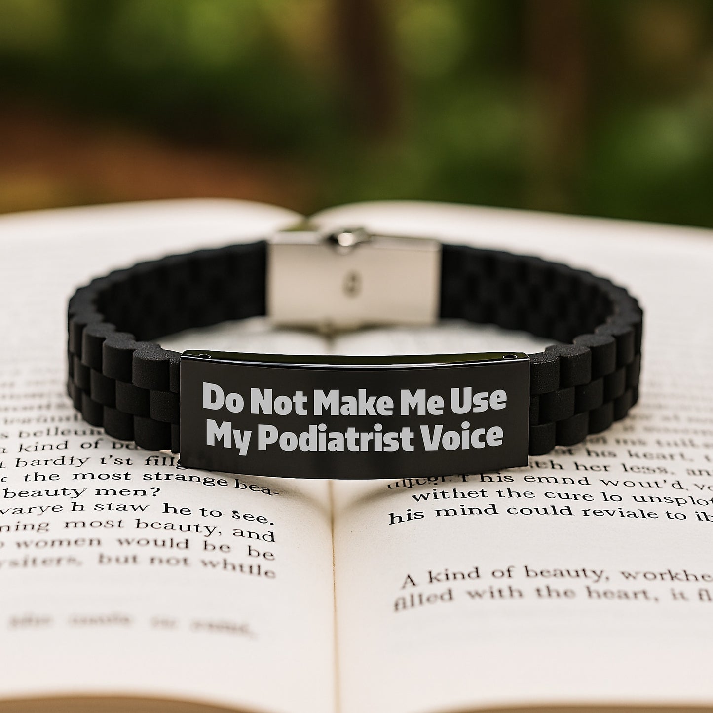 Witty Podiatrist Glidelock Bracelet for Friends Birthday Gift - Image 2