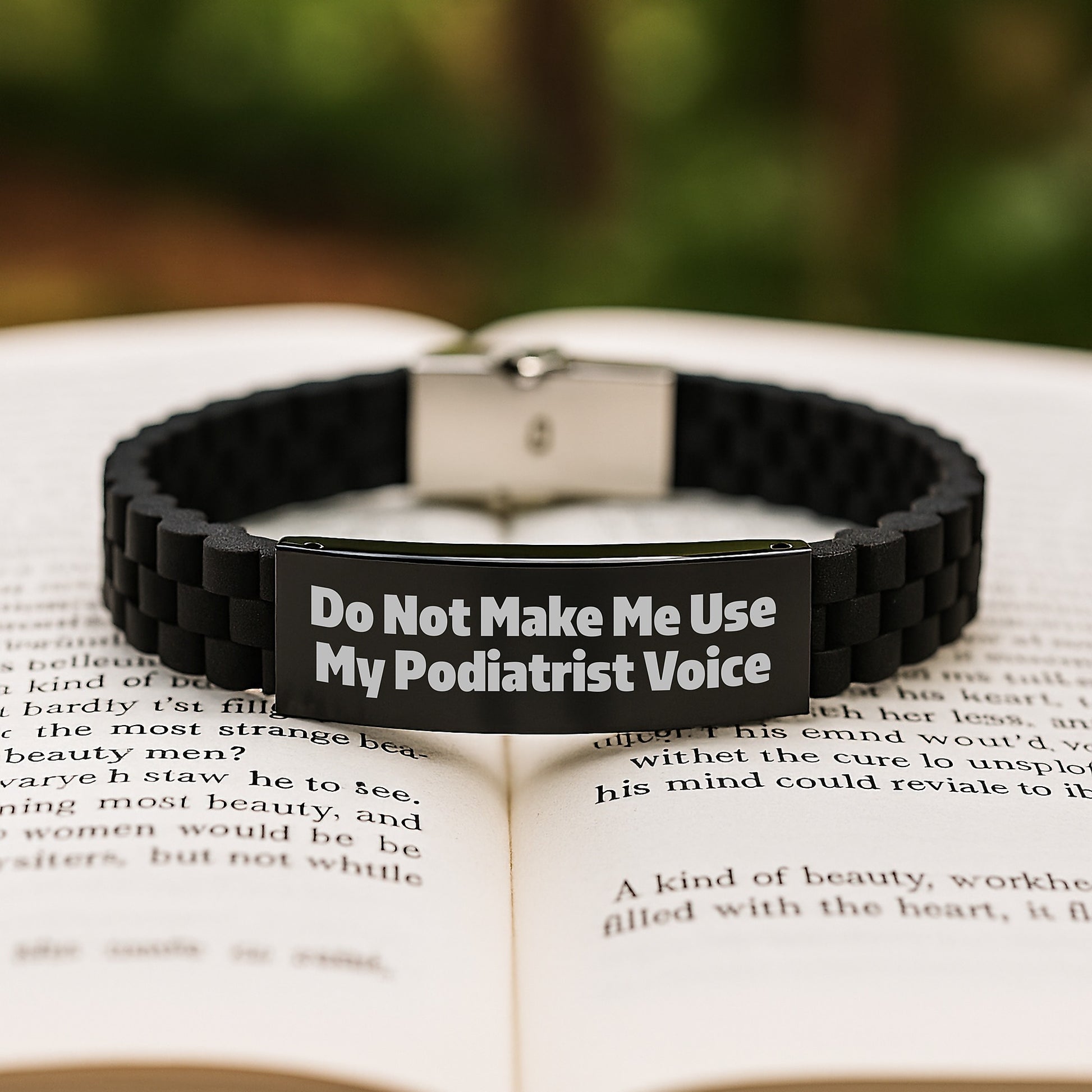 Witty Podiatrist Glidelock Bracelet for Friends Birthday Gift - Image 2