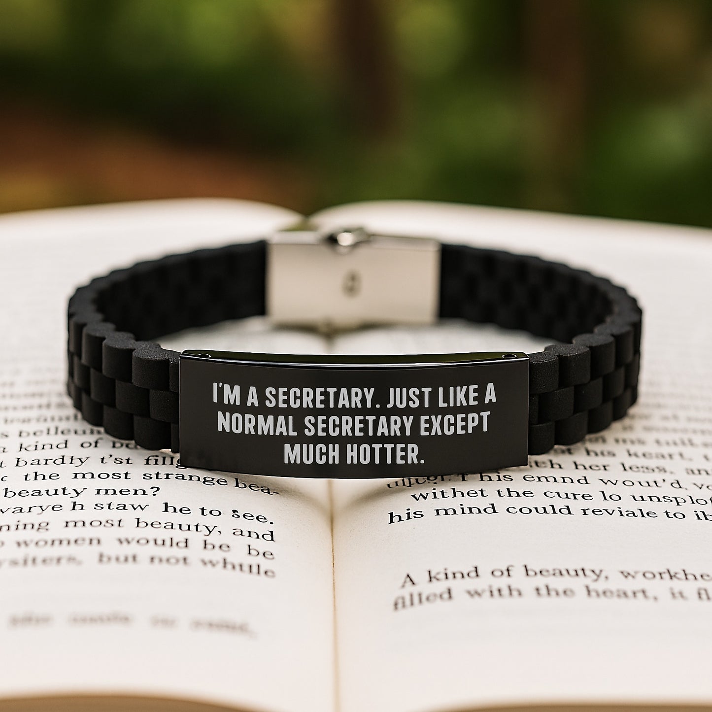 Birthday Gift for Her Secretary Glidelock Clasp Bracelet Present - Image 2