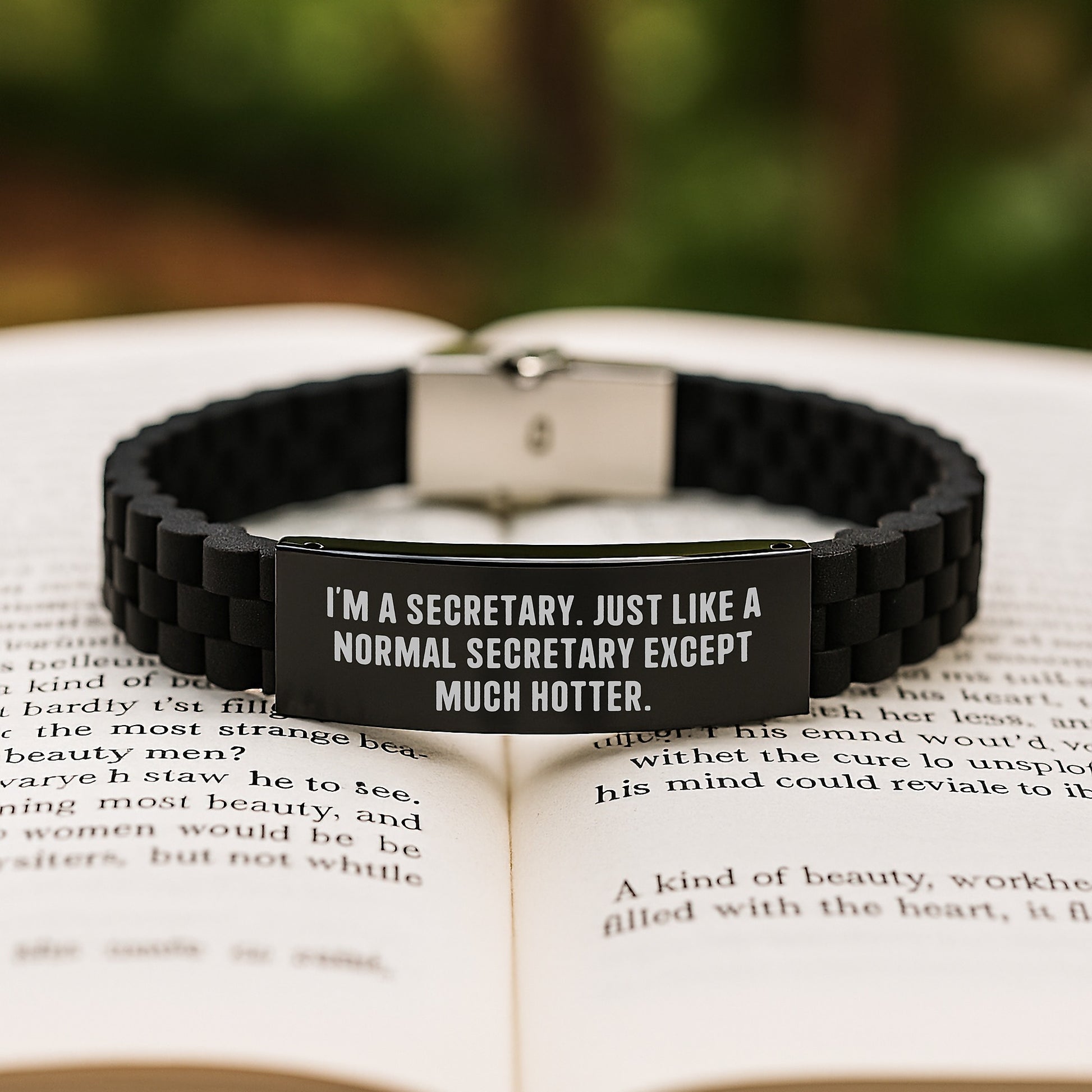 Birthday Gift for Her Secretary Glidelock Clasp Bracelet Present - Image 2