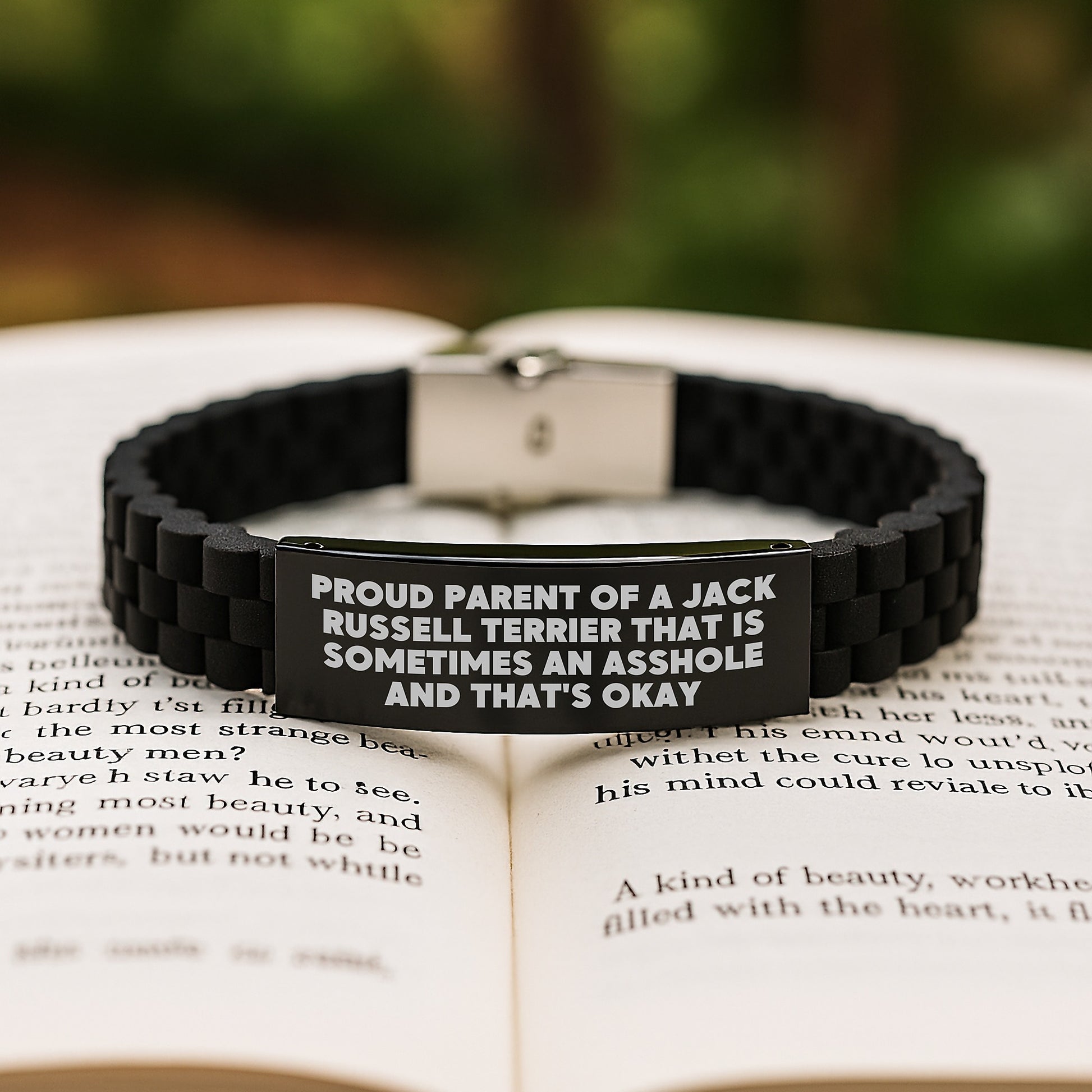 Novelty Bold Jack Russell Terrier Bracelet for Friends Birthday Gift - Image 2