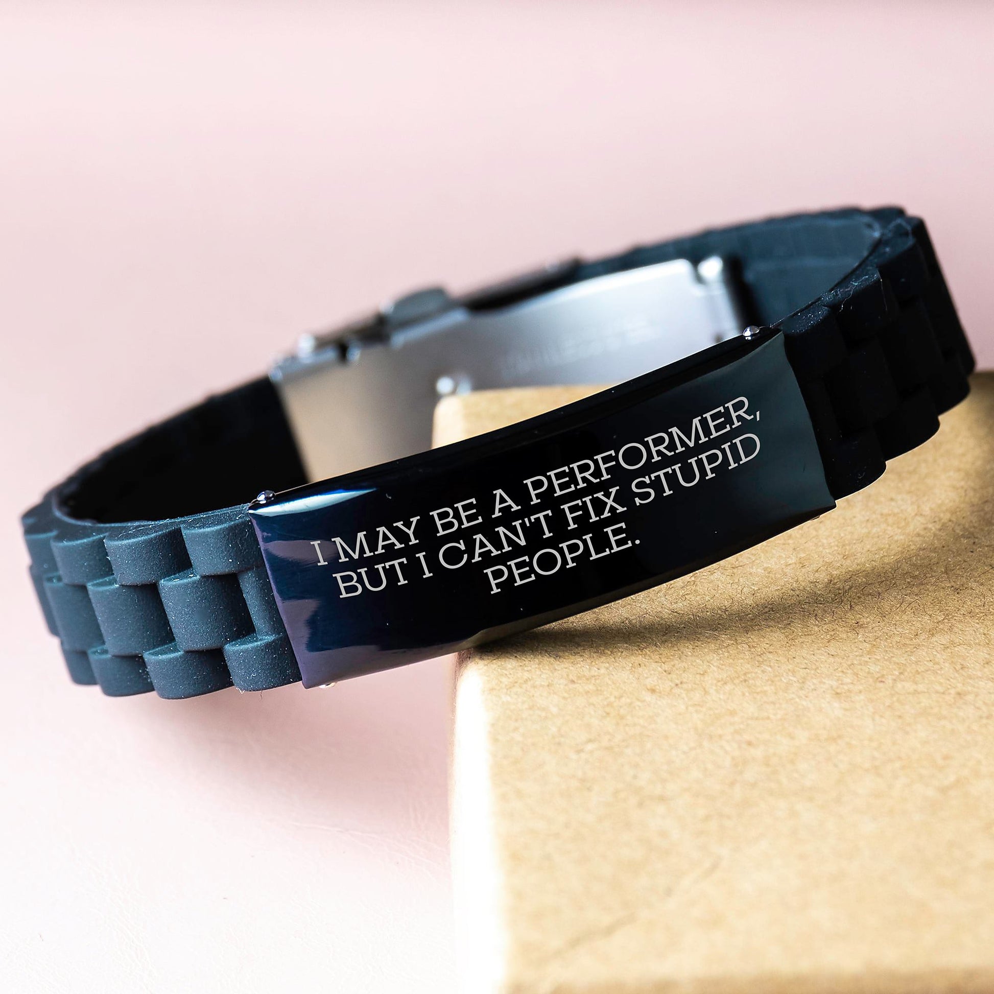 Birthday Gift Keepsake Bracelet for Him – Performer Quote Surprise - Image 3