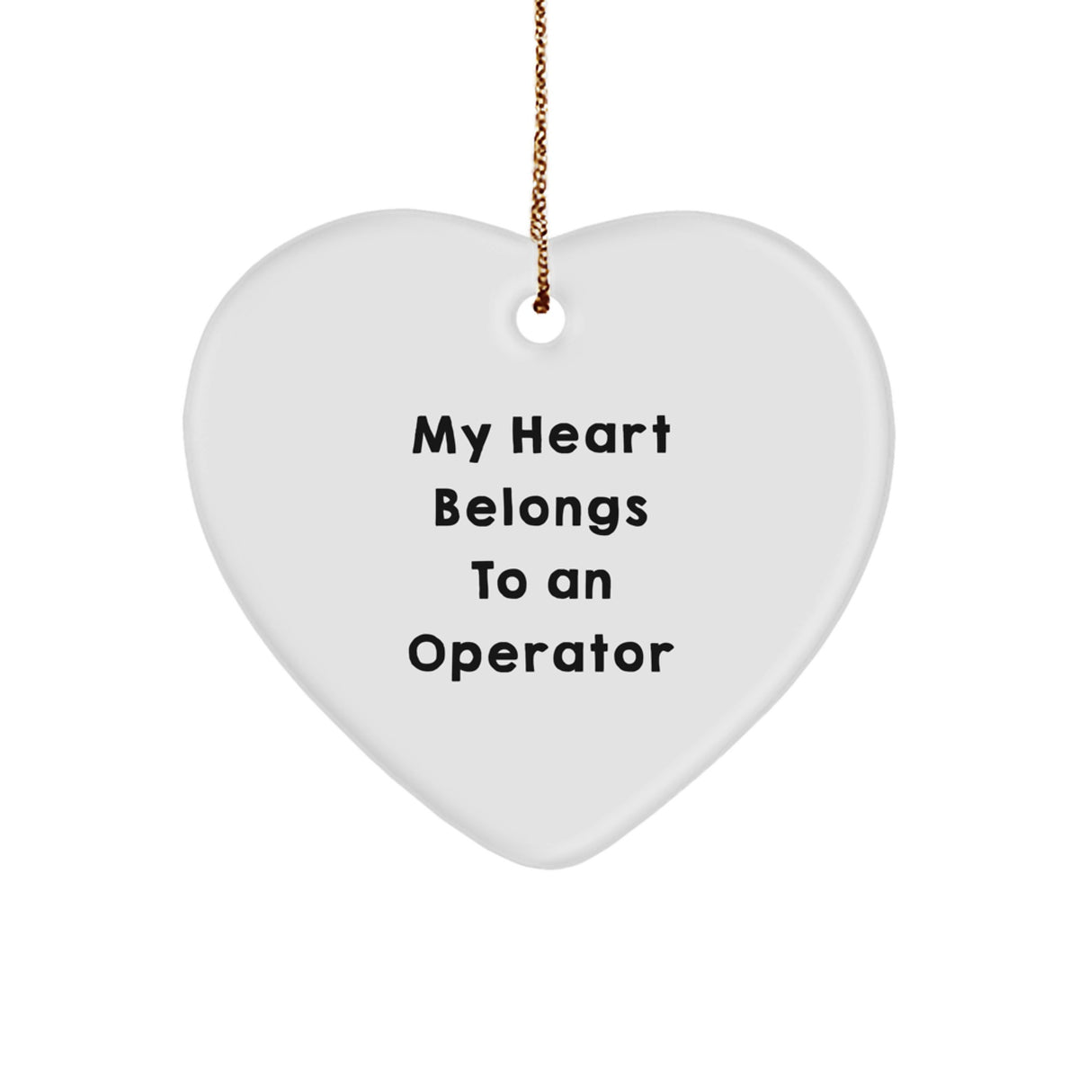 Playful Operator Christmas Ornament Gift for Friends Novelty - Image 1