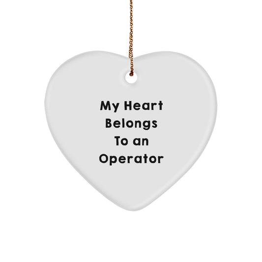 Playful Operator Christmas Ornament Gift for Friends Novelty - Image 1