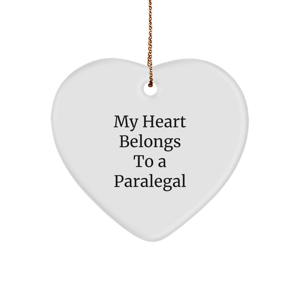 Playful Paralegal Christmas Ornament for Friends Novelty Gift - Image 1