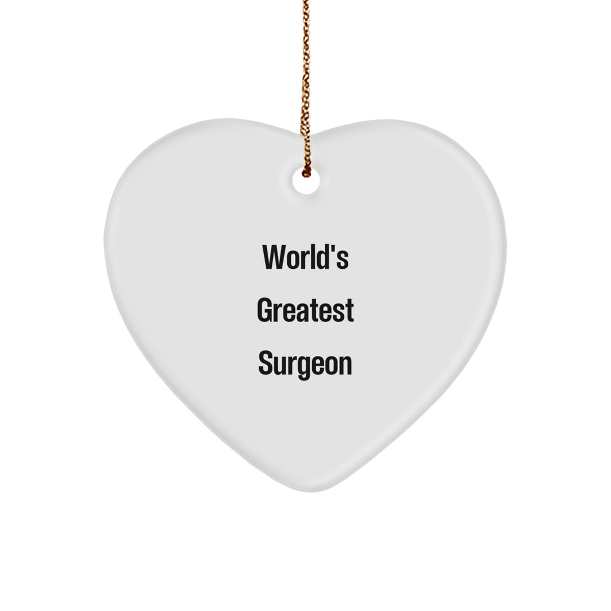 Surgeon Christmas Ornament for Him World's Greatest Surgeon Gift - Image 1