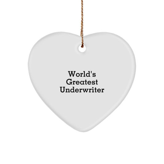 Underwriter Keepsake Christmas Ornament for Him Gift - Image 1