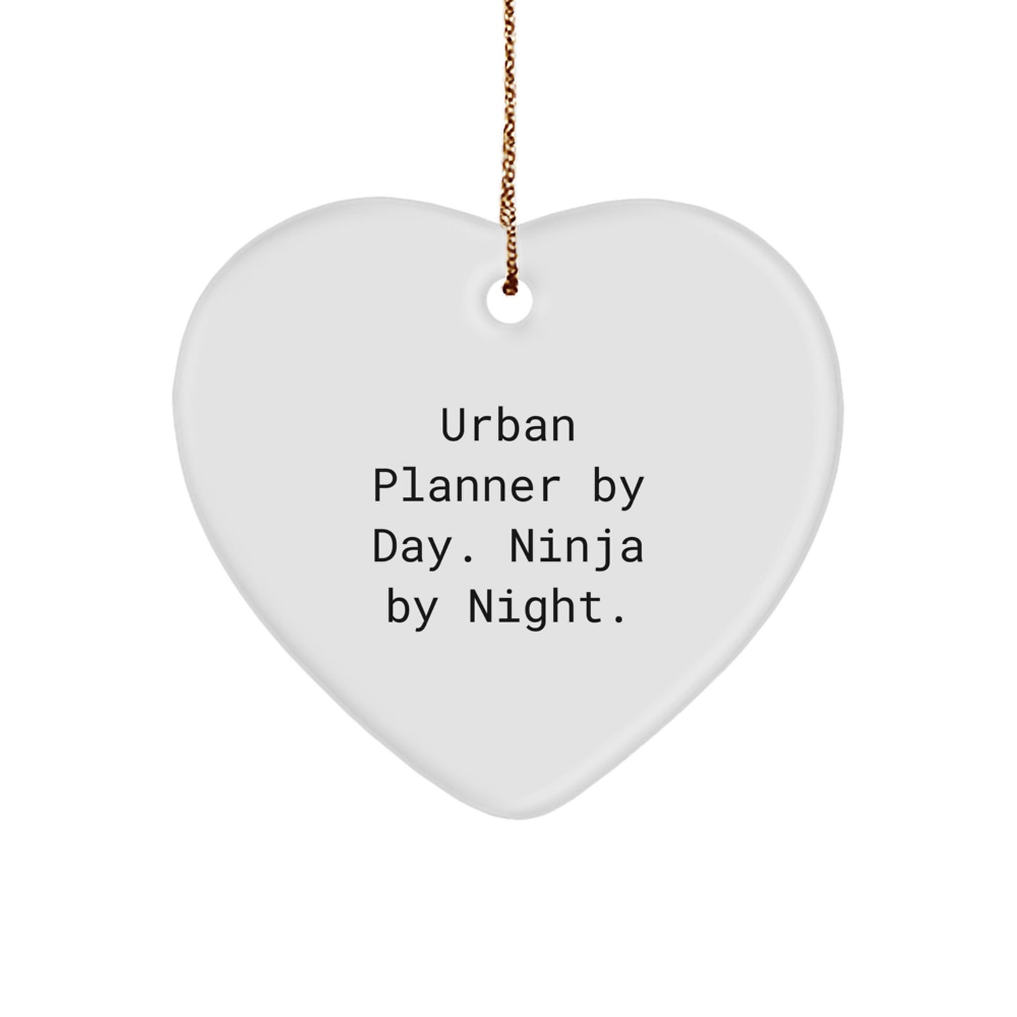 Urban Planner Gifts from Men to Urban Planner Friends Christmas Unique Ornaments - Image 1