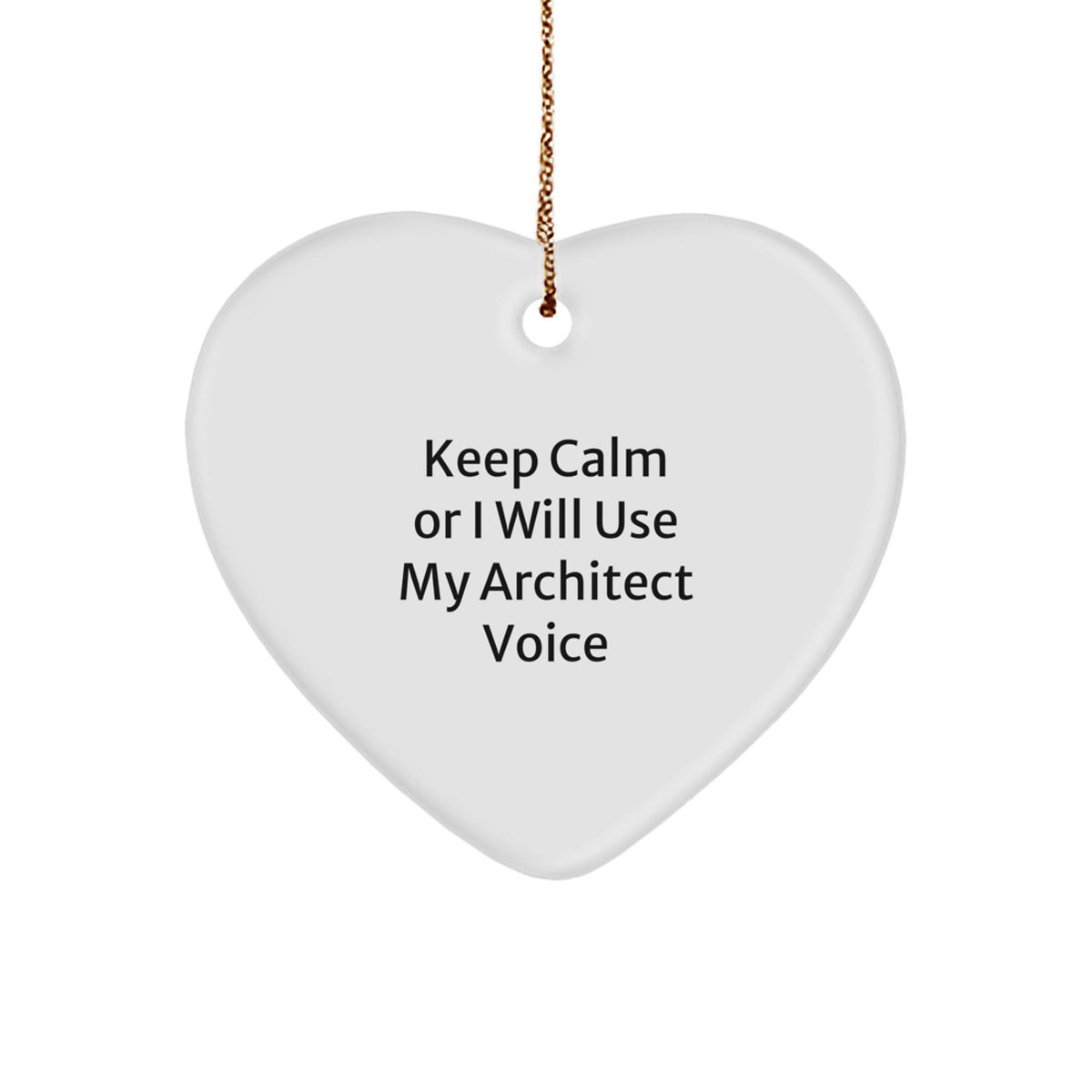 Christmas Gift for Teens Keep Calm Or I Will Use My Architect Voice - Image 1
