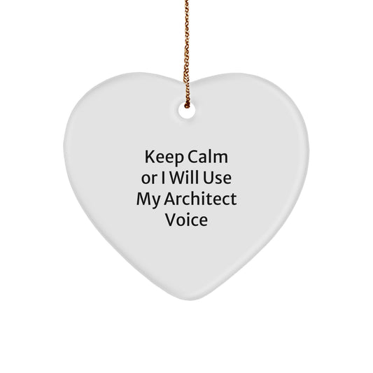 Christmas Gift for Teens Keep Calm Or I Will Use My Architect Voice - Image 1