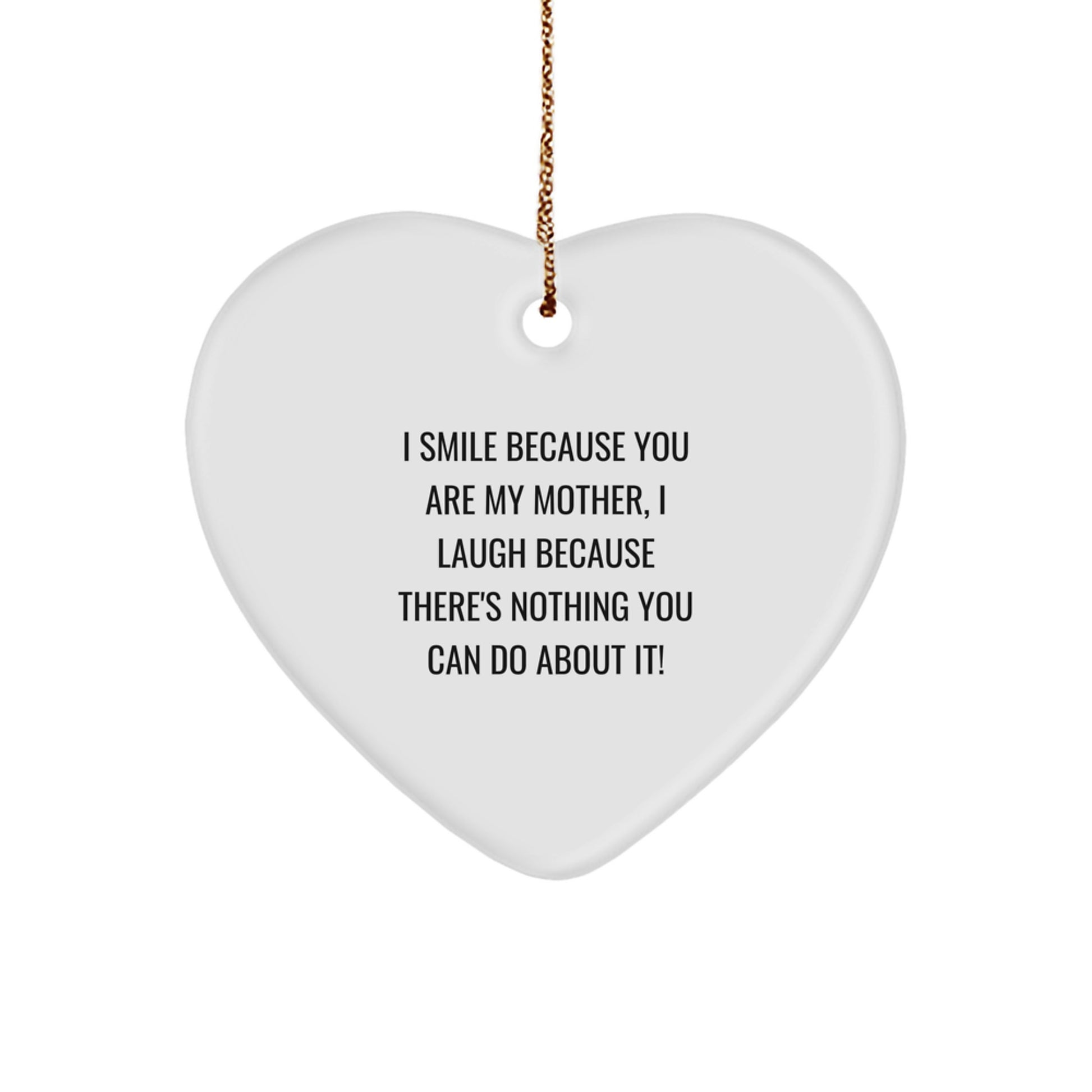 Mother Heart Ornament Keepsake for Her Christmas Gift – Holiday Treasure - Image 1