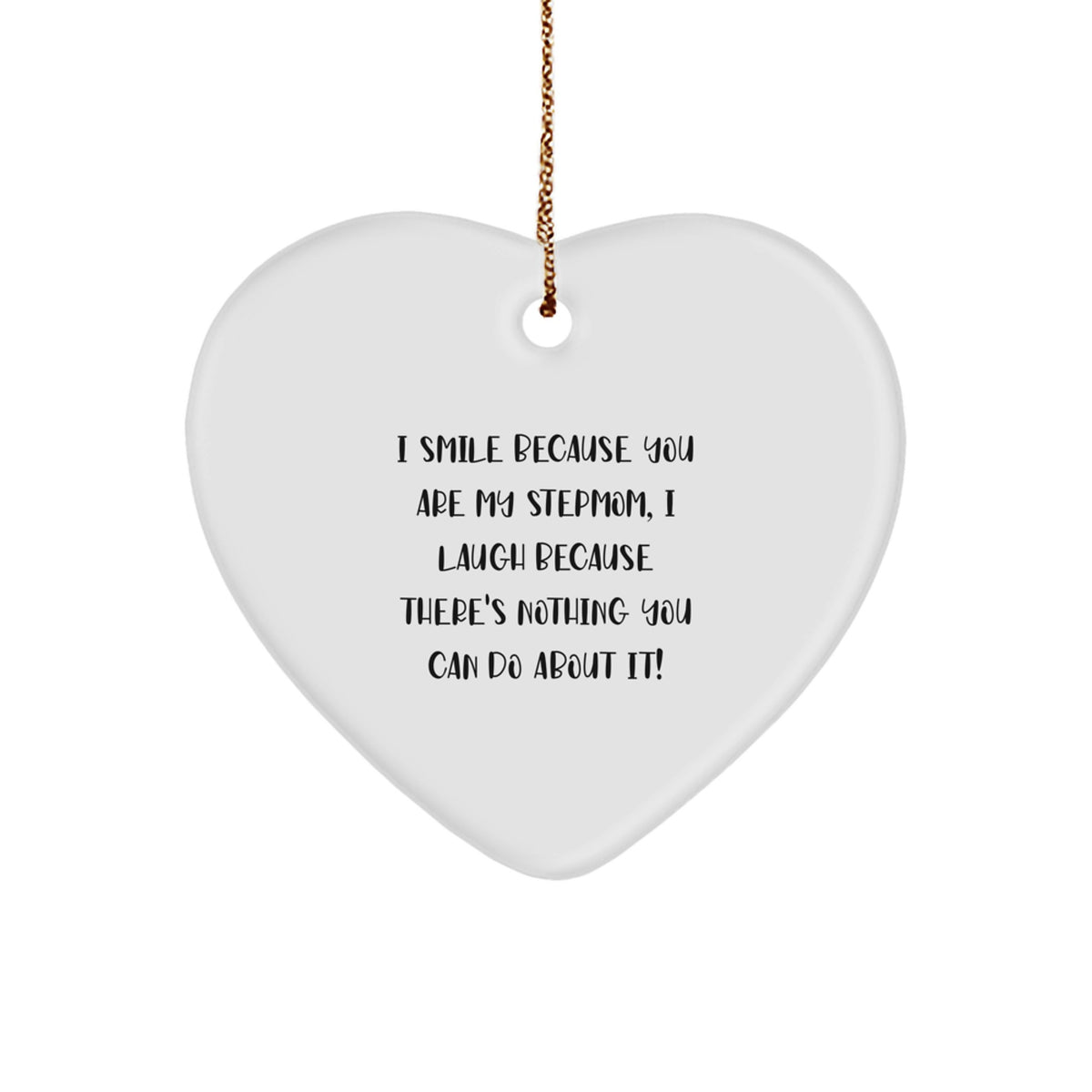 Stepmom Keepsake Christmas Ornament for Him Gift - Image 1