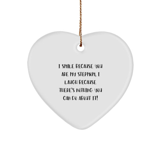Stepmom Keepsake Christmas Ornament for Him Gift - Image 1
