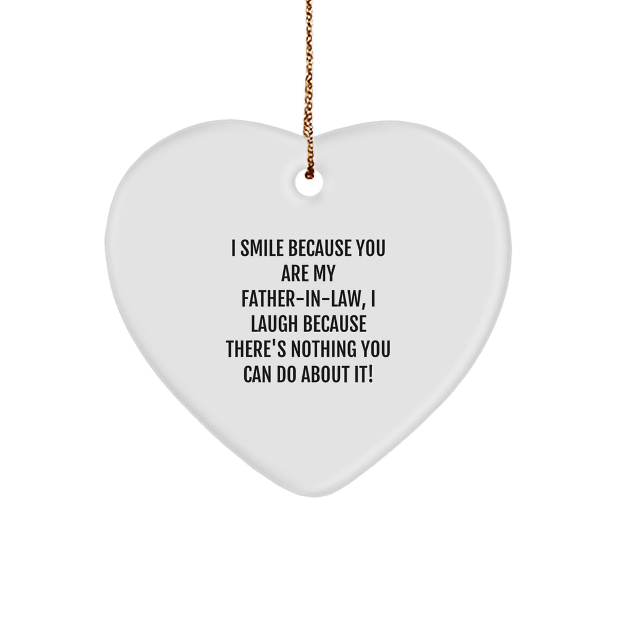 Father-in-law Keepsake Christmas Ornament Gift for Him - Image 1