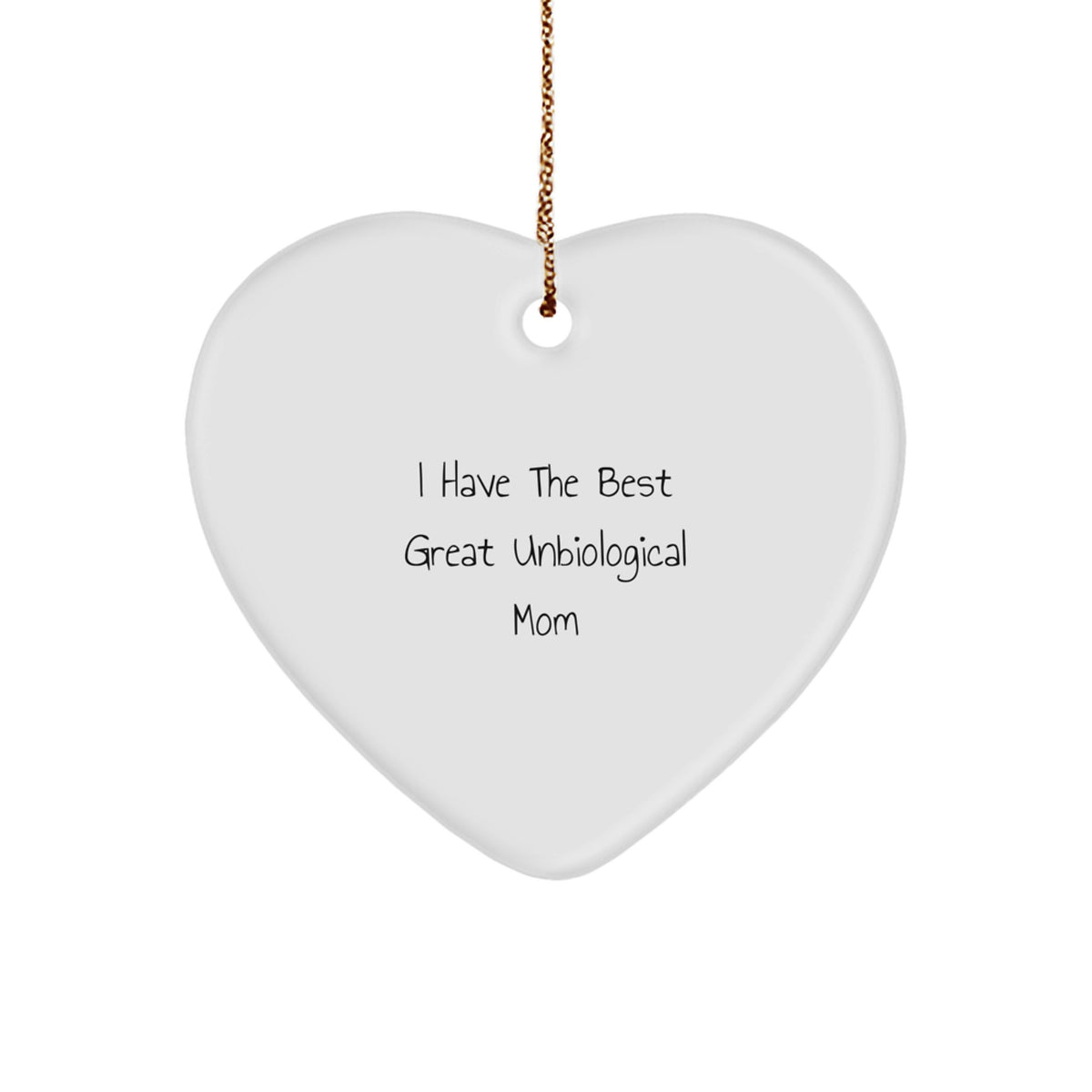 Favorite Unbiological Mom Christmas Ornament Gift for a Sister - Image 1