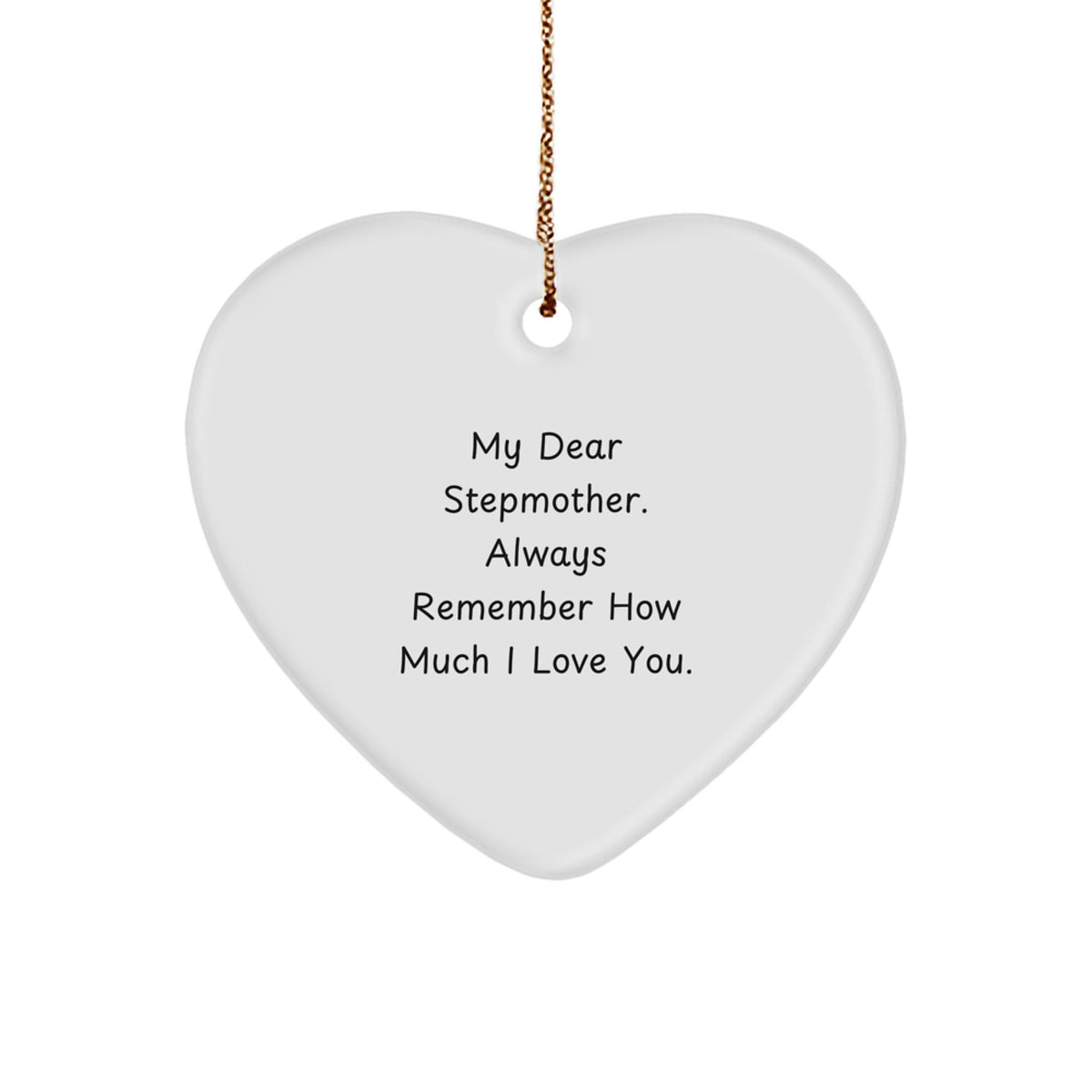 Stepmother Keepsake Christmas Ornament Gift for Him - Image 1