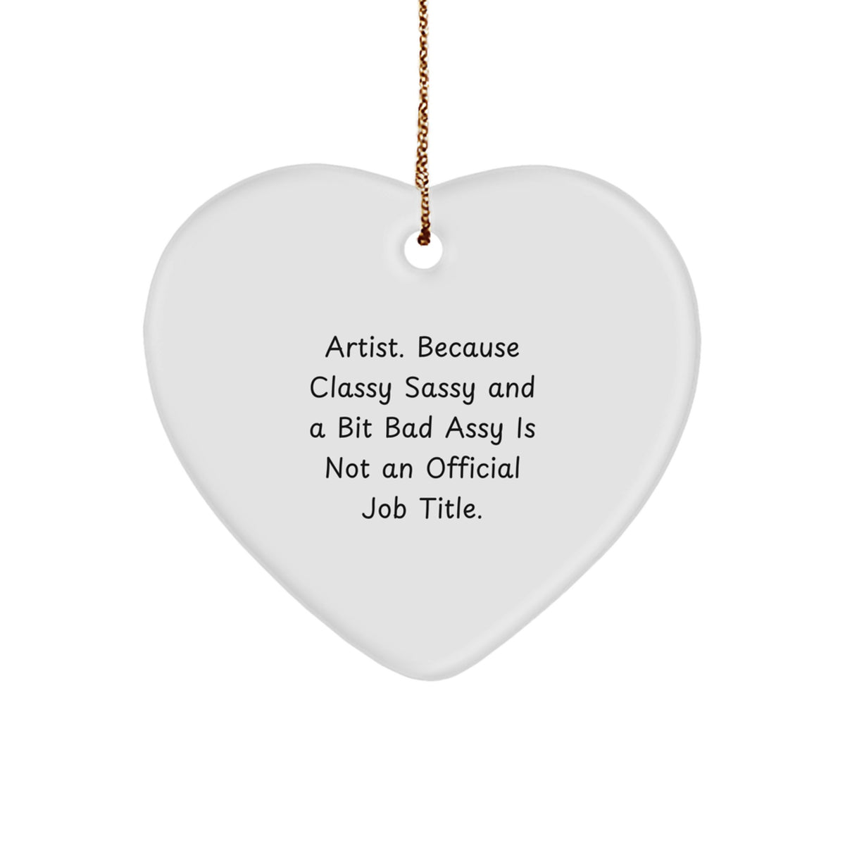 Artist Christmas Ornament Idea for Coworkers Gift - Image 1