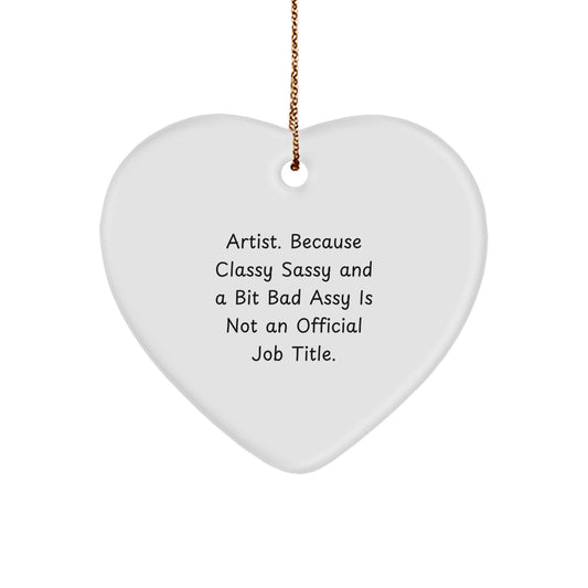 Artist Christmas Ornament Idea for Coworkers Gift - Image 1