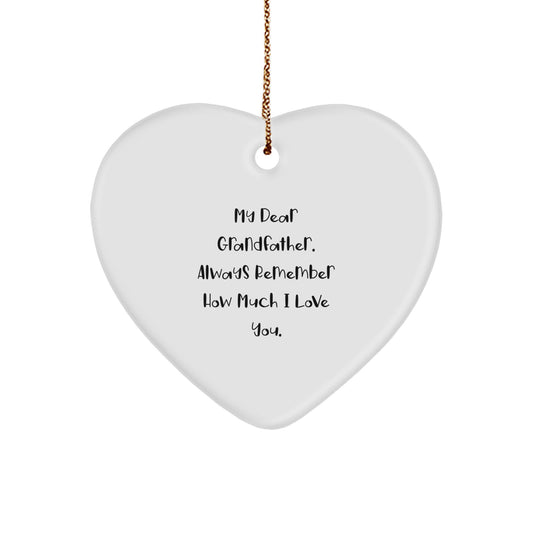 Grandfather Christmas Ornament Remember Companion for an Uncle Gift - Image 1