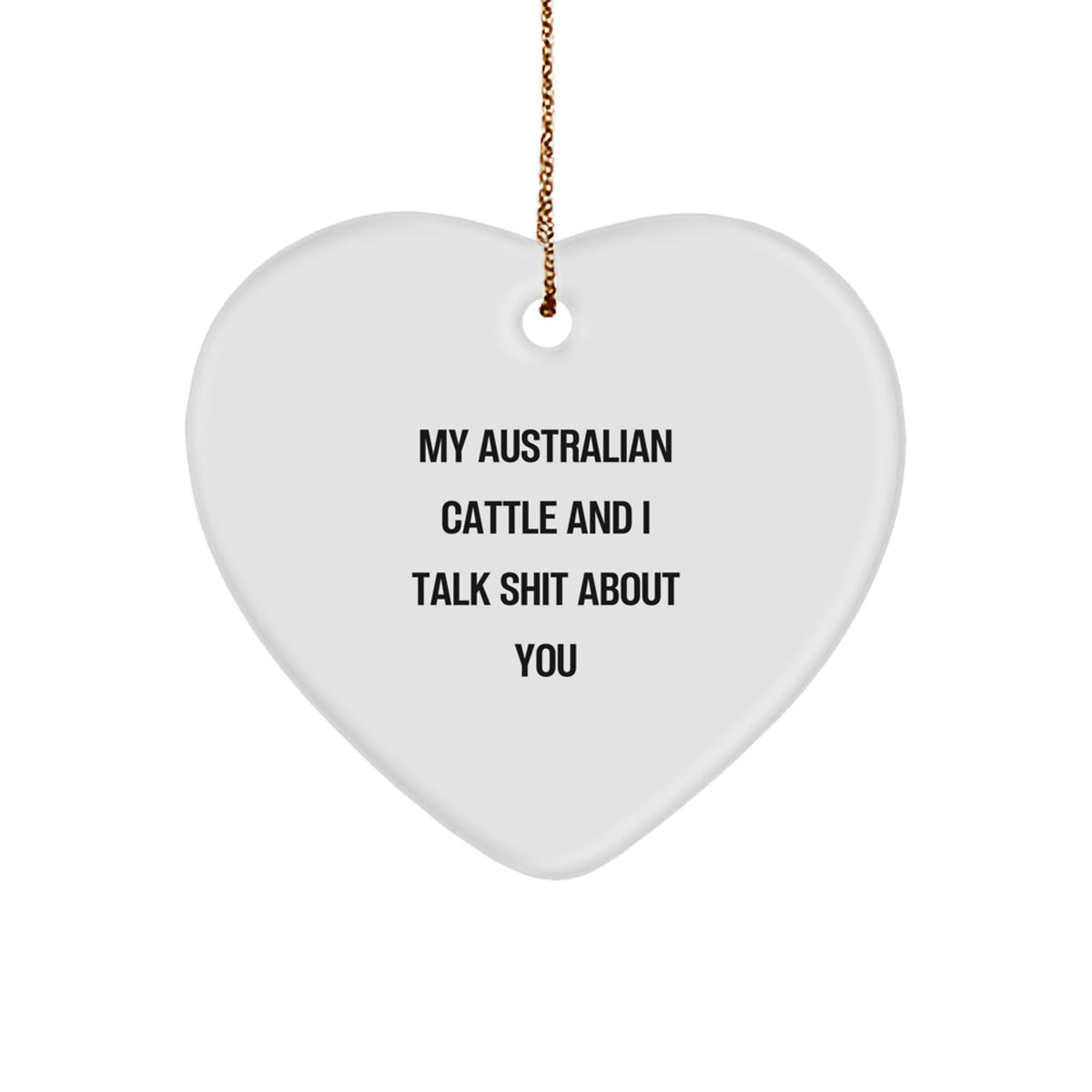 Australian Cattle Dog Keepsake Christmas Ornament for Him Gift - Image 1