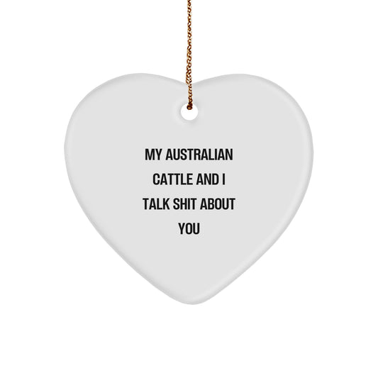 Australian Cattle Dog Keepsake Christmas Ornament for Him Gift - Image 1