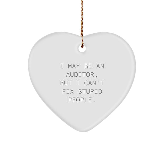 Auditor Keepsake Christmas Ornament for Him Gift - Image 1
