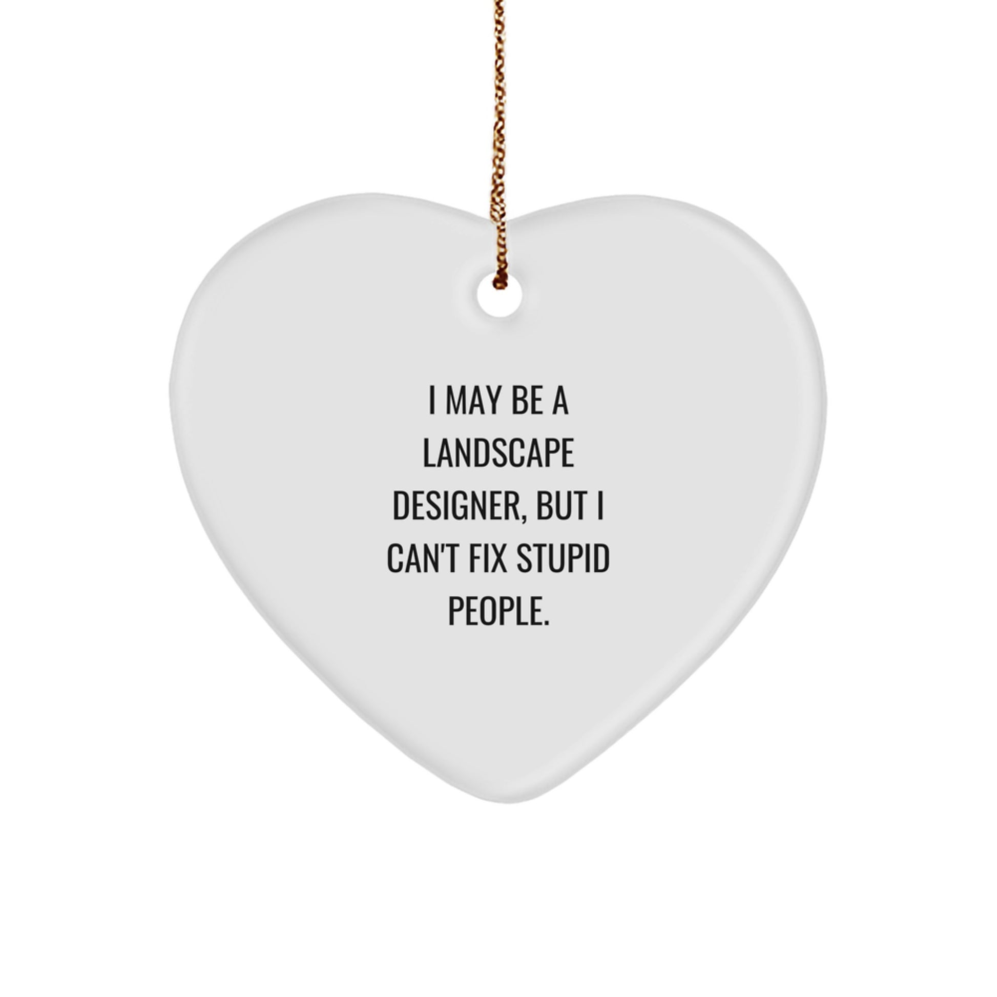 Landscape Designer Keepsake Christmas Ornament for Him Gift - Image 1