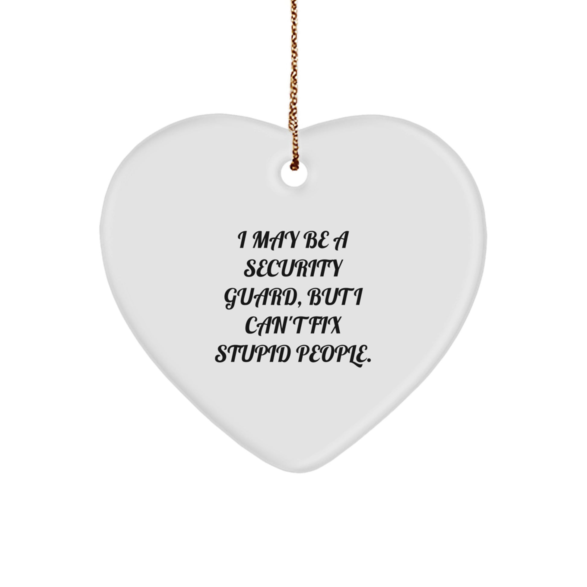 Security Guard Favorite Kids Christmas Ornament Gift - Image 1