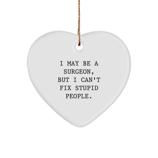 Surgeon Keepsake Christmas Ornament for Him Gift - Image 1