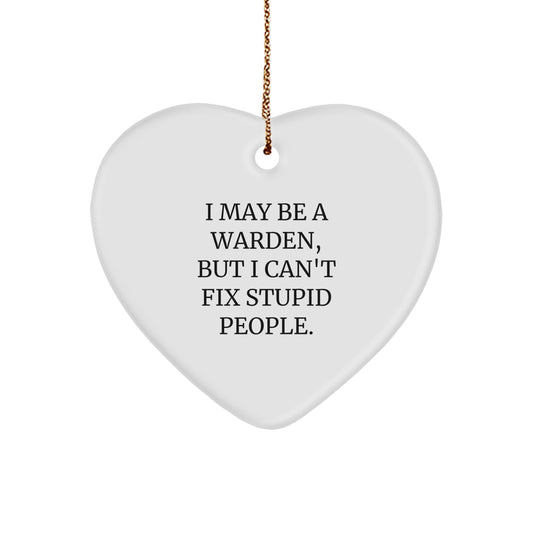 Warden Keepsake Christmas Ornament for Him Gift – Holiday Keepsake - Image 1