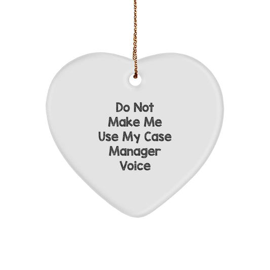 Case Manager Christmas Ornament for Coworkers Idea Gift Festive - Image 1