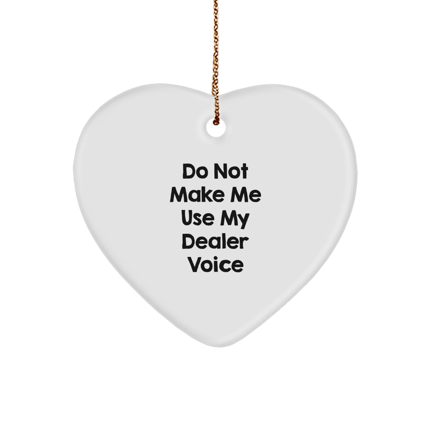 Dealer Favorite Funny Heart Ornament for Kids Christmas Gift - Image 1