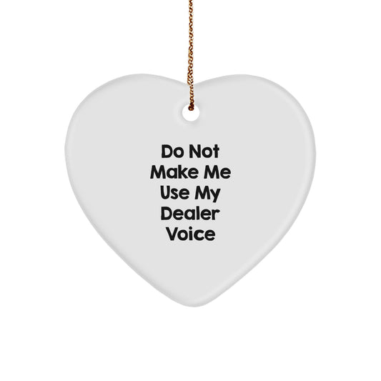 Dealer Favorite Funny Heart Ornament for Kids Christmas Gift - Image 1