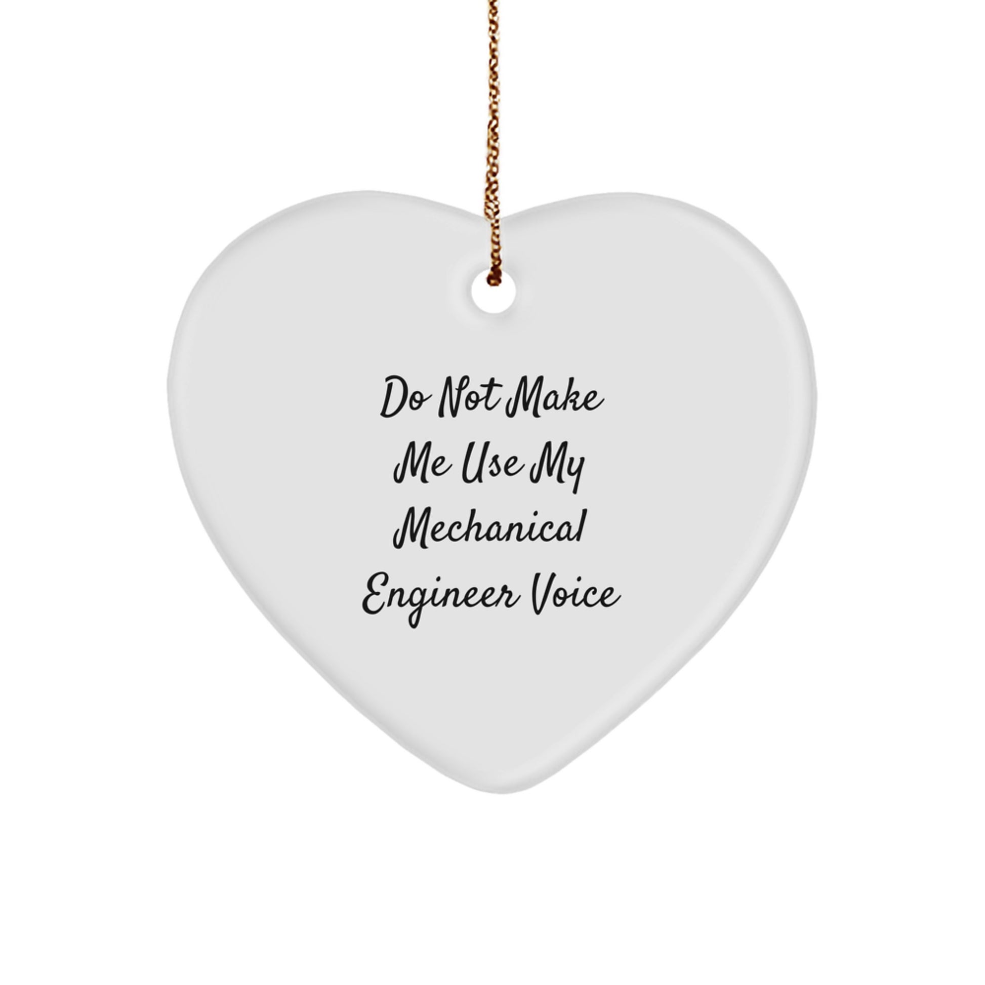 Mechanical Engineer Heart Ornament Collectible for Neighbors Xmas Gift - Image 1