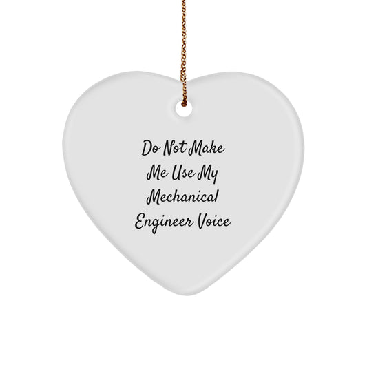Mechanical Engineer Heart Ornament Collectible for Neighbors Xmas Gift - Image 1