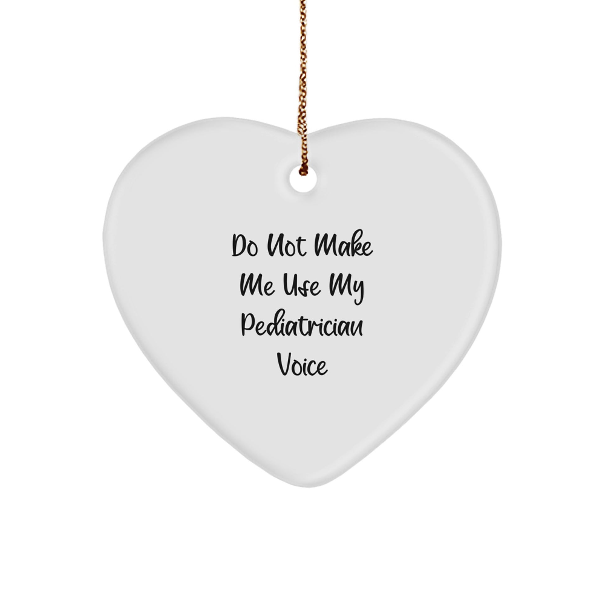 Pediatrician Gifts Funny Heart Ornament Gifts from Family for Pediatrician Christmas Unique Gifts - Image 1