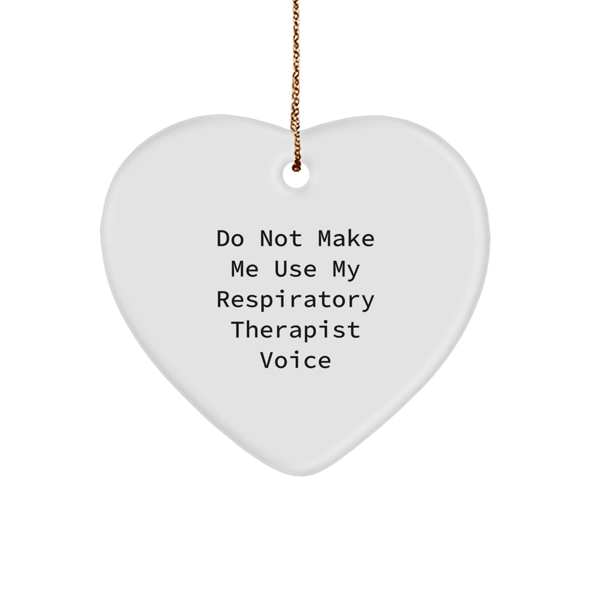 Respiratory Therapist Keepsake Christmas Ornament for Him Gift - Image 1